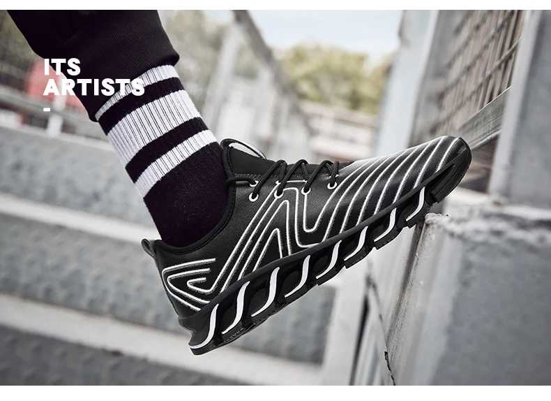 Осенняя обувь; мужская уличная спортивная обувь; мужская кожаная повседневная обувь; обувь для бега; Черная Мужская обувь высокого качества; мужская повседневная обувь