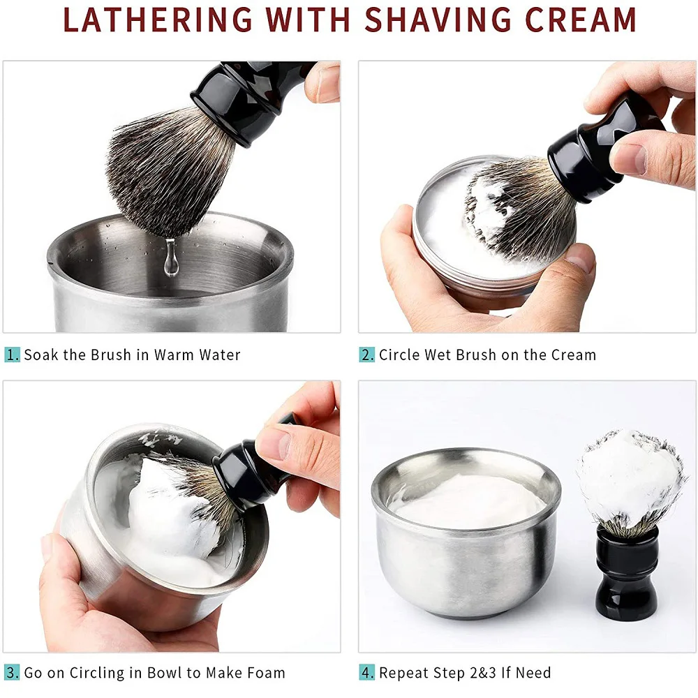 New 5.3OZ 150g Shaving Cream Body Cream for Men Women Wet Shave Latheing,Sensitive Skin,Sandalwood Shea Nut Essential Oil