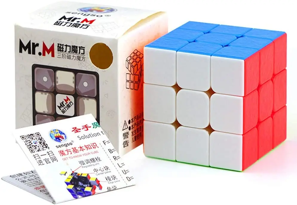 Cuber Speed ShengShou mr M Магнитный 3x3x3 наклейка скоростной куб | Игрушки и хобби
