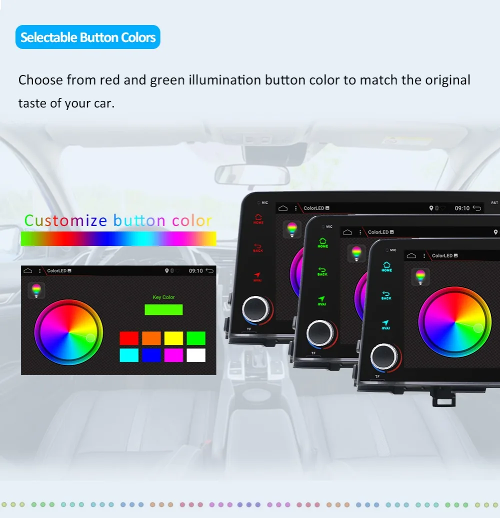 Clearance Bosion Android 9.0 Octa Core car DVD GPS Fit KIA PICANTO MORNING 2017 2018 2019 Car Player Navigation GPS Radio 4