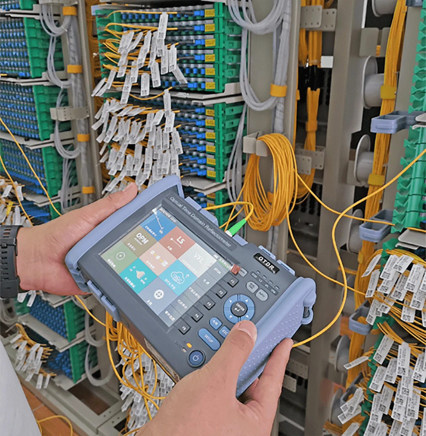 FF-990PRO волоконно-оптический OTDR Оптический измеритель коэффициента отражения