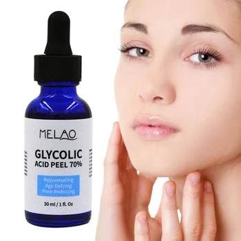 

Glycolic Acid Peel 70% Shrink Pores Brighten Skin Color Balance Water And Oil Improve Acne Face Serum