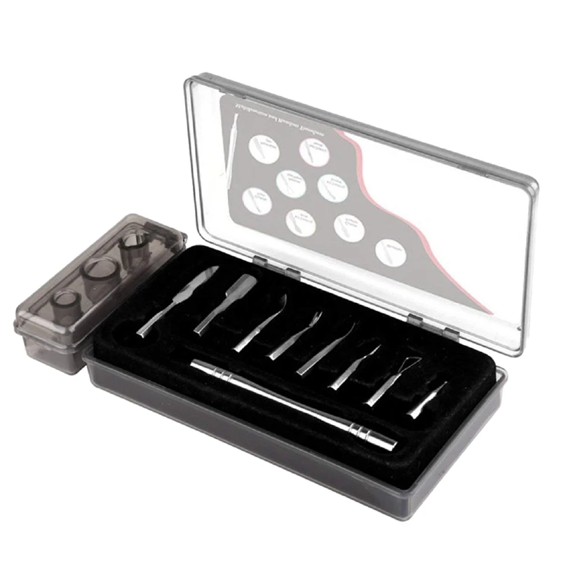 

8 in 1 Nail Clipper Set Manicure and Pedicure Kit for Fingernail and Toenail with Portable Travel Case Stainless Steel Manicure