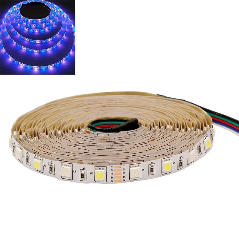 5050 2835 rgb rgbw светодиодный светильник Водонепроницаемая 12 В 0,5 м 1 м 5 м Гибкий Светильник для ПК неоновая светодиодная Диодная лента - Испускаемый цвет: 5050RGBW