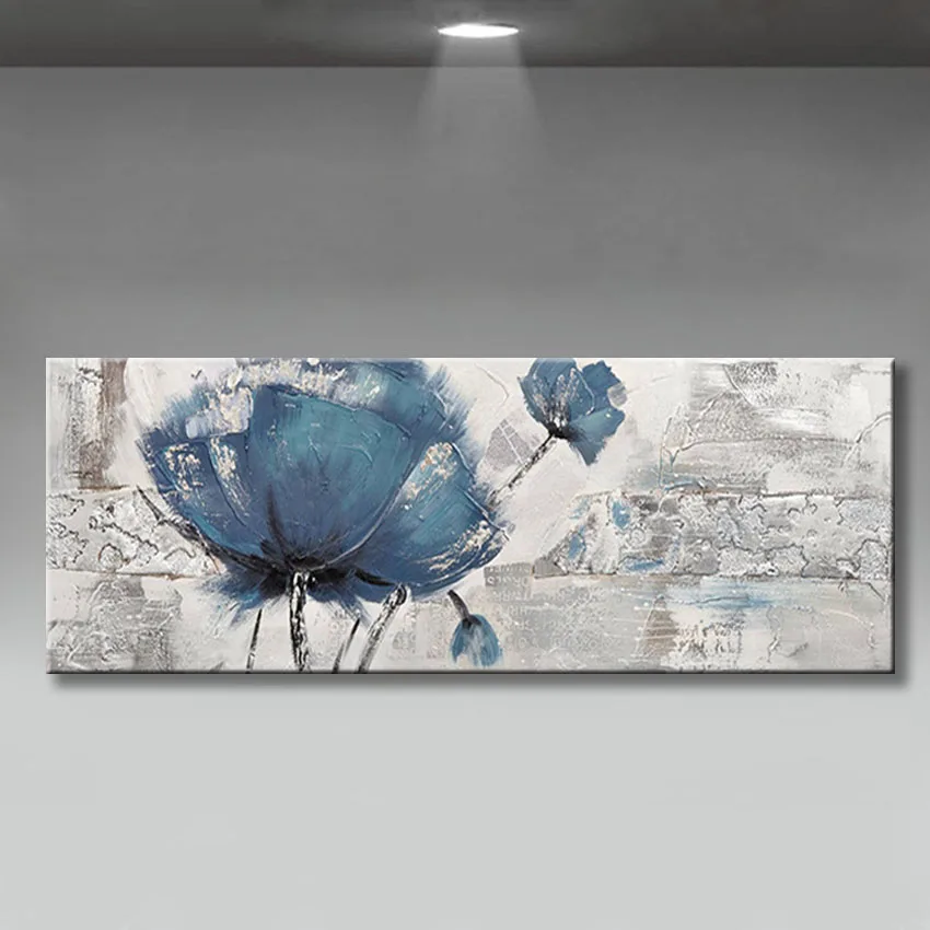 Оригинальная ручная роспись абстрактные цветы пейзаж картина маслом на холсте настенные художественные картины для гостиной домашний Декор без рамки