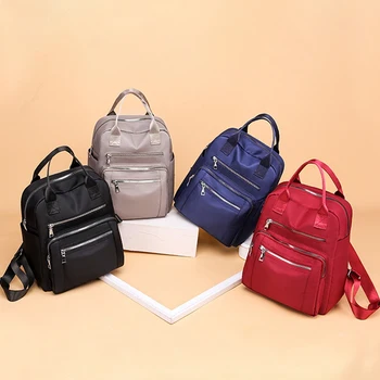 

New Women's Waterproof Backpack Oxford Cloth Student Fashion Travel