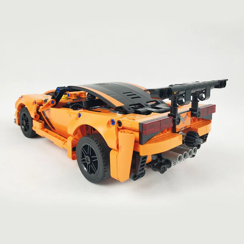 Decool строительные блоки Moc Chevrolet Corvette ZR1 супергоночная модель автомобиля техника