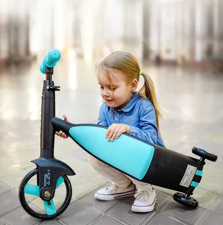 Triciclo 3 en 1 para bebé, Scooter de equilibrio, coche, juguetes para niños, regalos de Navidad, triciclo de alta calidad