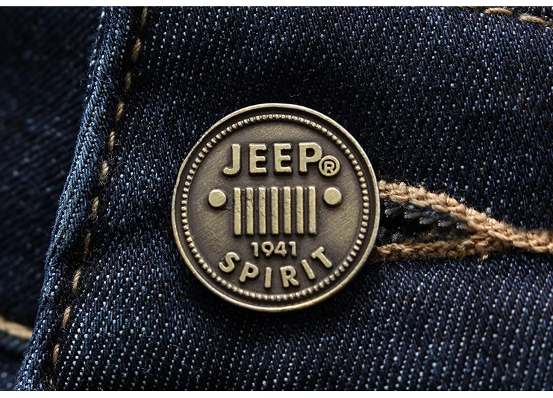 JEEP SPIRIT джинсы мужские зимние джинсы мужские флисовые толстые теплые джинсы Hombre Прямые хлопковые Умные повседневные Брендовые мужские джинсы