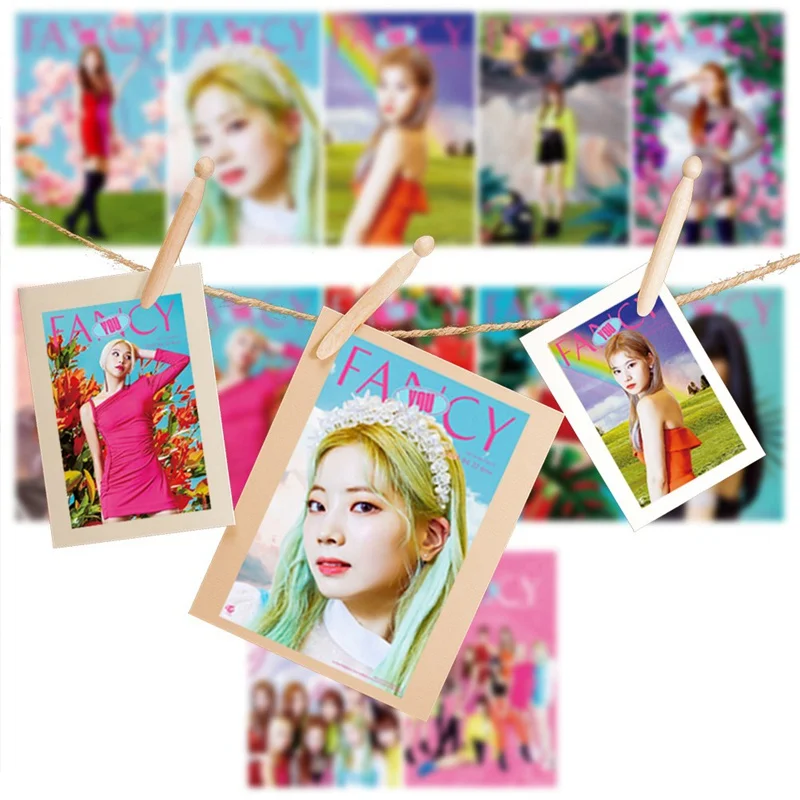 10 шт./компл. KPOP TWICE Fancy You альбом липкий кристалл фото карта фото стикер с изображением