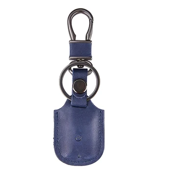 

Car Key Case Smart Leather Keychain Key Cover Case Bluetooth Anti-Lost Device