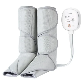

Leg Air Compression Massager Heated For Foot And Calf Circulation With Handheld Controller Massage Relieve Fatigue Leg Massager