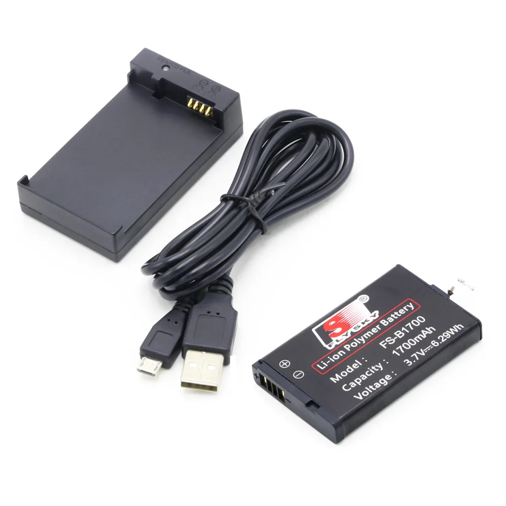 Flysky FS-BC101 Lipo USB зарядное устройство с FS-B1700 FS-BA800 3,7 в 800 мАч 1700 мАч для Flysky FS-GT3C GT2B IT4 FS-I10 передатчик