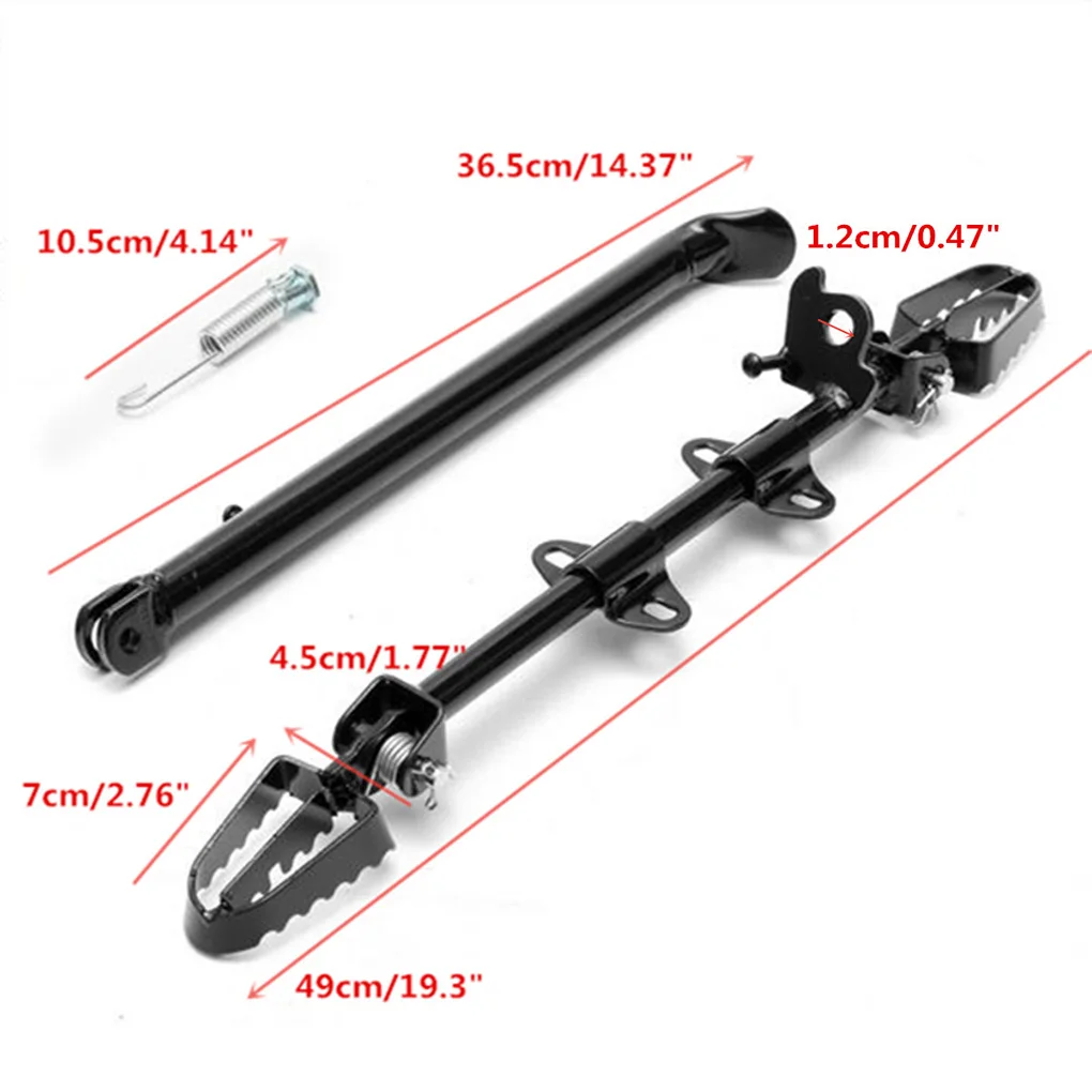 Замена для Pit Dirt Bike 110cc 125cc 140cc Подножки Универсальный велосипед боковая подставка для ног Peg Kickstand