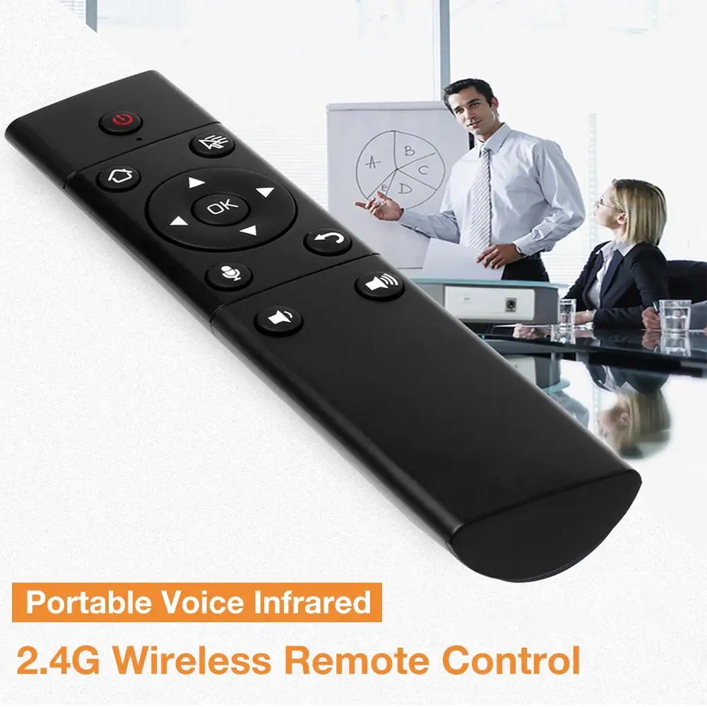 

S122 Voice Infrared Remote Control 2.4G Wireless transmission USB Receiver AI Voice Mouse TV Box Set Universal remote