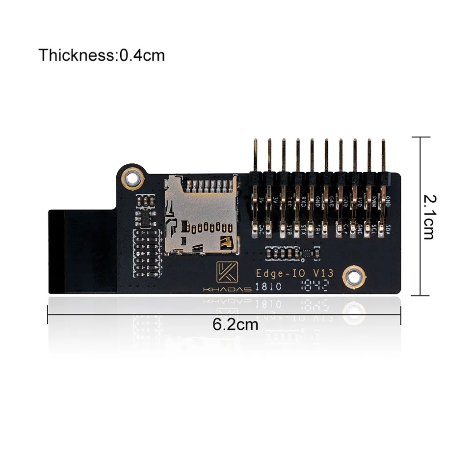  Smartfly Khadas Edge-IO for Edge Rockchip RK3399 ARM SBC/Single Board Computer 4GB LPDDR4 support L