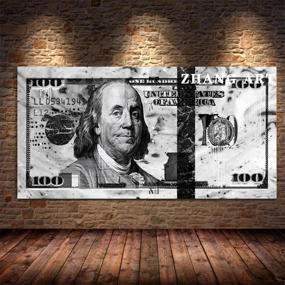 American Paper Ticket Dollar Poster Cool Style Picture Canvas Painting Print Cuadros Wall Art Modern Home Room Decor Frameless American Paper Ticket Dollar Poster Cool Style Picture Canvas Painting Print Cuadros Wall Art Modern Home Room Decor Frameless