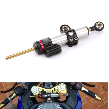 

Universal CNC Steering Damper Stabilizer Linear Reversed Safety Control For Honda CB599 919 CBR900RR 600 250 Hornet 250 NC700 RC