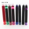Wholesale 10pcs Disposable Blue and Black Fountain Pen Ink Cartridge Refills Length Fountain Pen Ink Cartridge Refills ► Photo 1/6