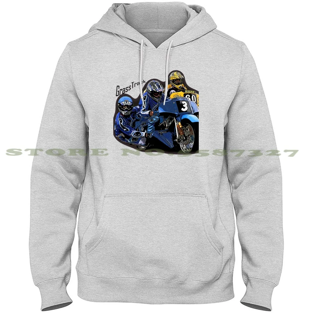 

Grass Track Tshirt Streetwear Sport Hoodie Sweatshirt Grasstrack Motorcycle Motorsport
