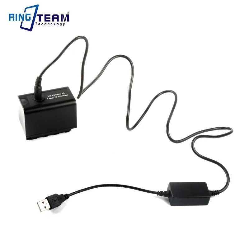 

USB 8V Boost Cable+VW-VBD58 Dummy Battery VW-VBD98 VBD58 DC Coupler for Panasonic UX90MC UX170 UX180 DVX200