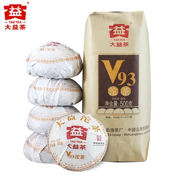 

2018 Yr Dayi V93 Shu Pu-erh Tea Menghai TAETEA Ripe Pu-erh 100% Quality Assurance