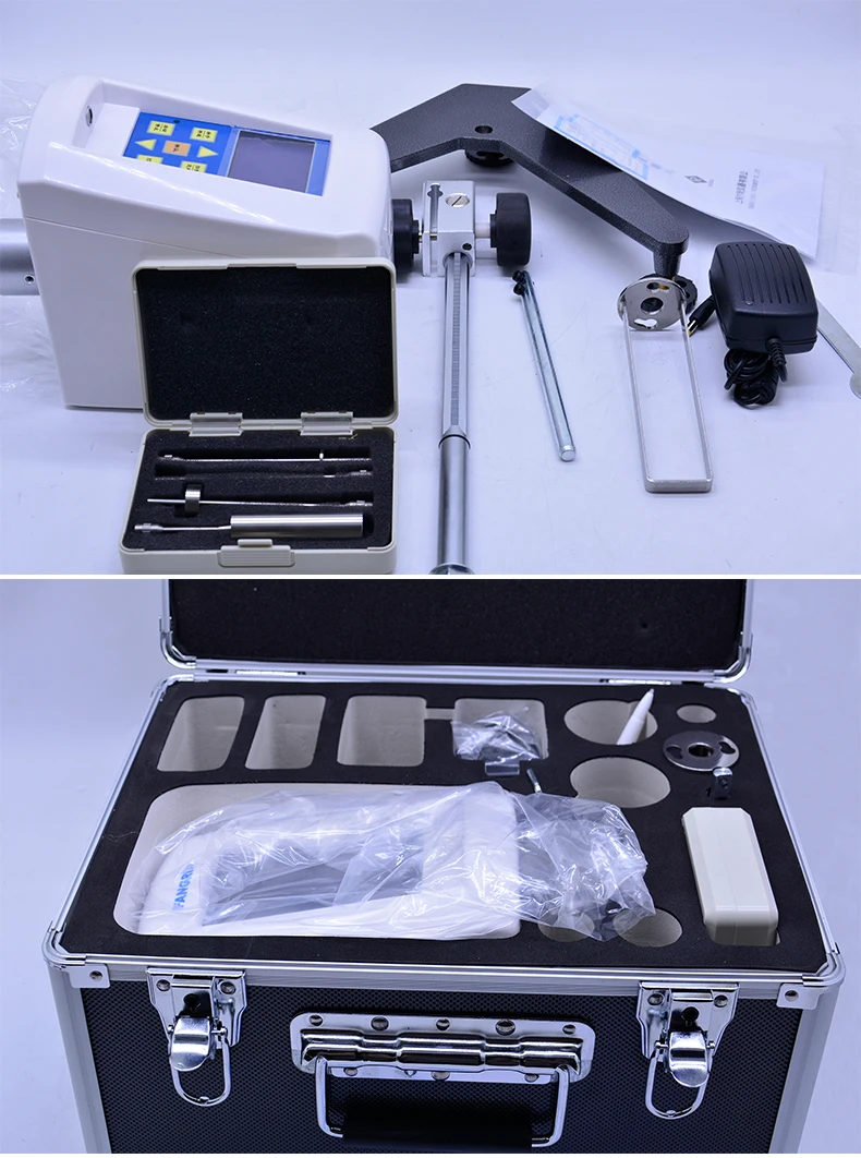 회전 점도계 디지털 LCD 조정 가능한 속도 회전 점도 테스터 안티-슬립 핸들 오일 페인트 플라스틱 식품