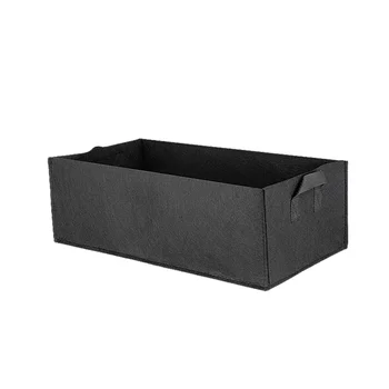 

2Pcs Square Strawberry Planting Bag Root Control Bag Gallon Plant Flower Nursery Bag Vegetable Greenhouse Planter Garden Tool(El