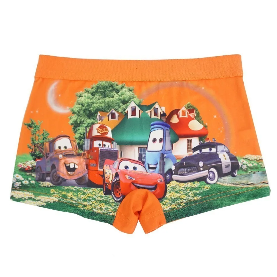 4pcs/lot Cars baby boys underwear kid panty Cartoon Underpants Quality Automobile General Mobilization Pants Catamite panties