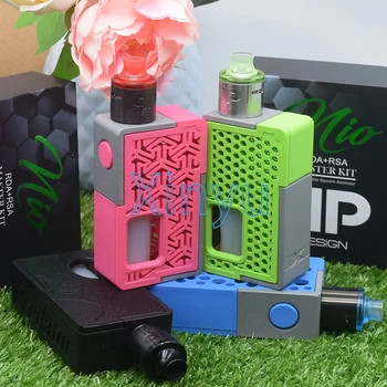 

XBOX Squonk Box Mod 8ml Silicone Bottle Auto-adjusting 510 pin E cigs Vape Mod fit 18650 20700 Battery vs QP Design KALI V2 RDA