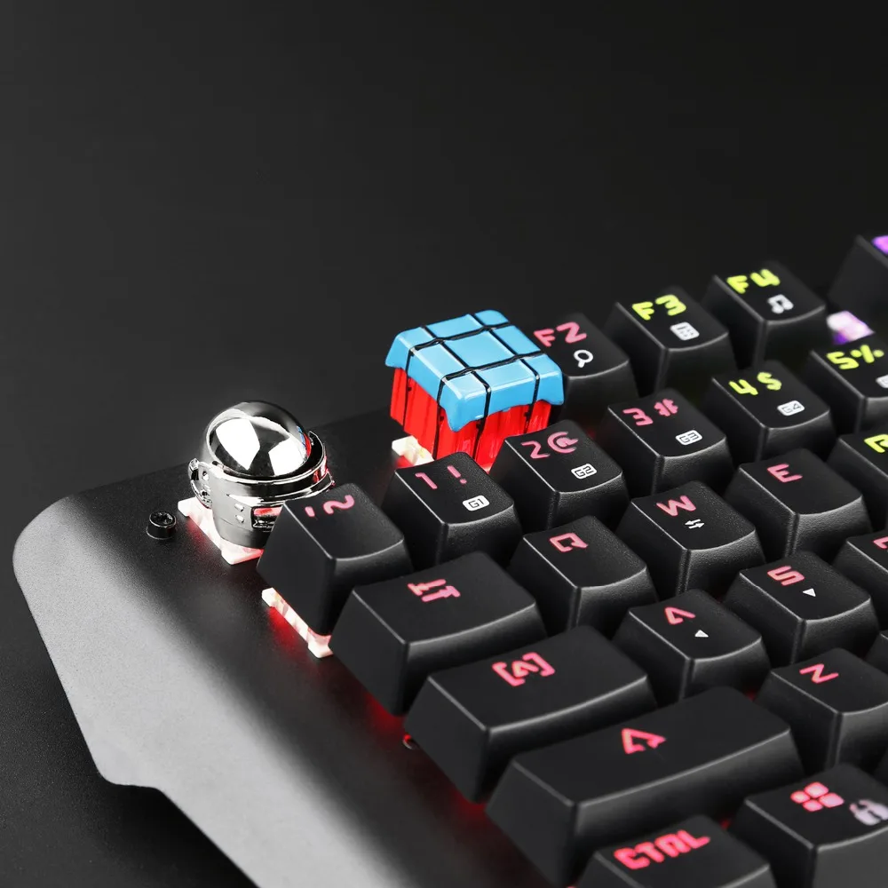  keyboard key caps PUBG theme metal key-cap helmet Air Supply box bomb personality mechanical keyboa