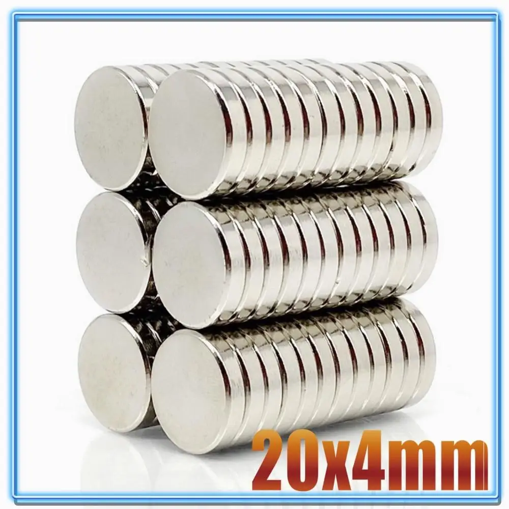 5 ~ 200 шт N35 Круглый магнит 20x1 20x2 20x3 20x4 20x5 неодимовый постоянный NdFeB супер сильные