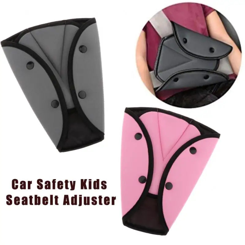 Car Safety Kids Seatbelt Adjuster Seatbelt Pad Seat Belt Triangle Holder