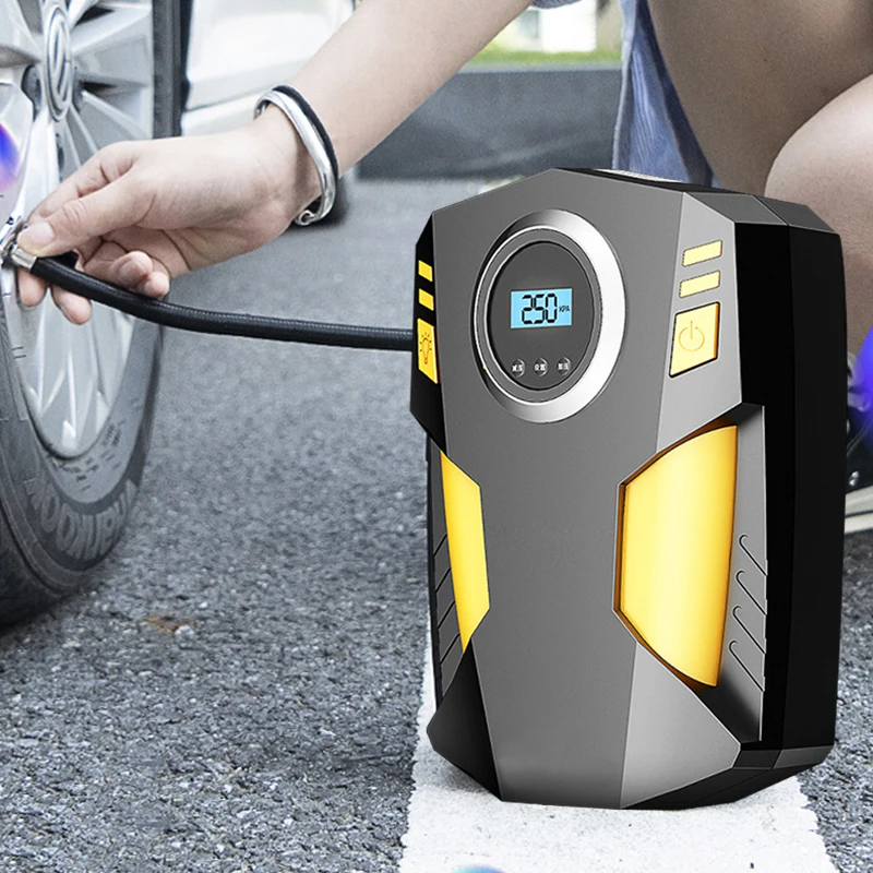 inflating bike tires with air compressor