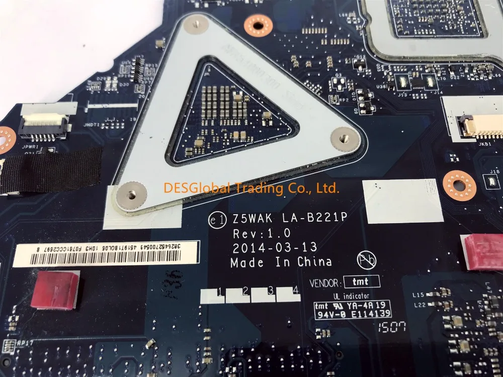 NBMLD11001 LA-B222P For Acer E5-551 Motherboard Mainboard with A8-7100 1.8GHz.All functions fully Tested Fast Shipping