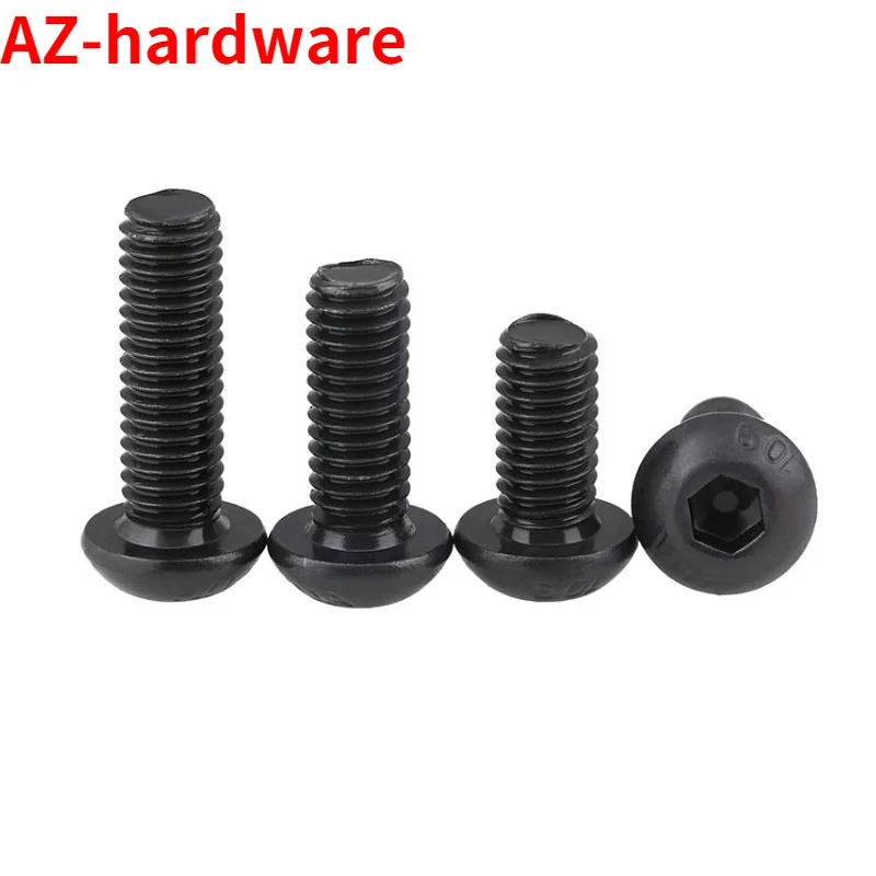 1pcs-30pcs. DIN912 M5. Viti A Testa Esagonale Esagonale Nero Tappo - Foto 7