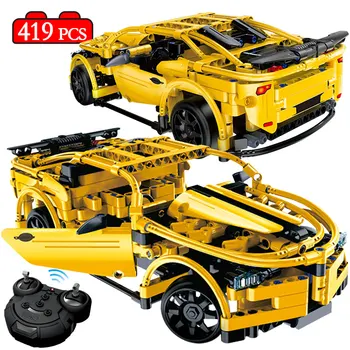 

RC Electric Super Racing Car Model Building Blocks Compatible Technic Speed Remote Control Vehicle Bricks Toys For Boys