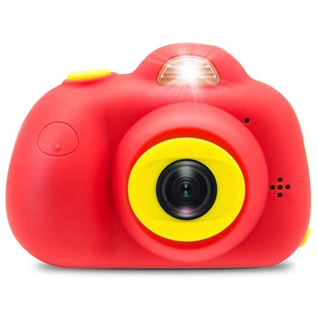 

Kids Camera 8MP Rechargeable Digital Front and Rear Selfie Camera with 2 Inches Screen Child Camcorder Toys Gift ,with 16GB Micr