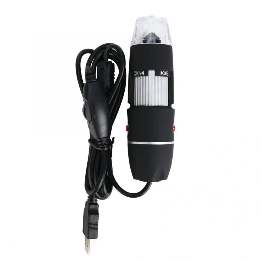 Стерео микроскоп S02 50-500X 8LED USB цифровой микроскоп с универсальным металлическим кронштейном