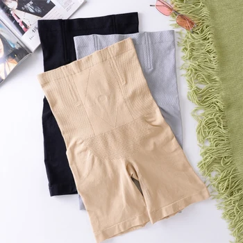 

Women Seamless Belly Pants High Waist Body Shaping Pants Seamless Body Corset Hip Postpartum Belly Boxer Ladies Safety Underwear