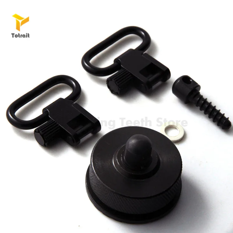 

Push Button Quick Detach QD Buckle Sling Swivels Stud Hunting Accessories Kit For Gun Rifle Hunting Quick Detach Mount