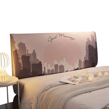 

Nordic Style Headboard Cover All-Inclusive Bed Head Cover Dustproof Bed Headboard Cover Elastic Bed Bedside Back Protector