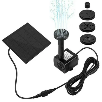 

DC Solar Fountain Floating Water Fontaine for Garden Decoration Solar Rockery Pool Pond Waterfall Outdoor Brushless Pump