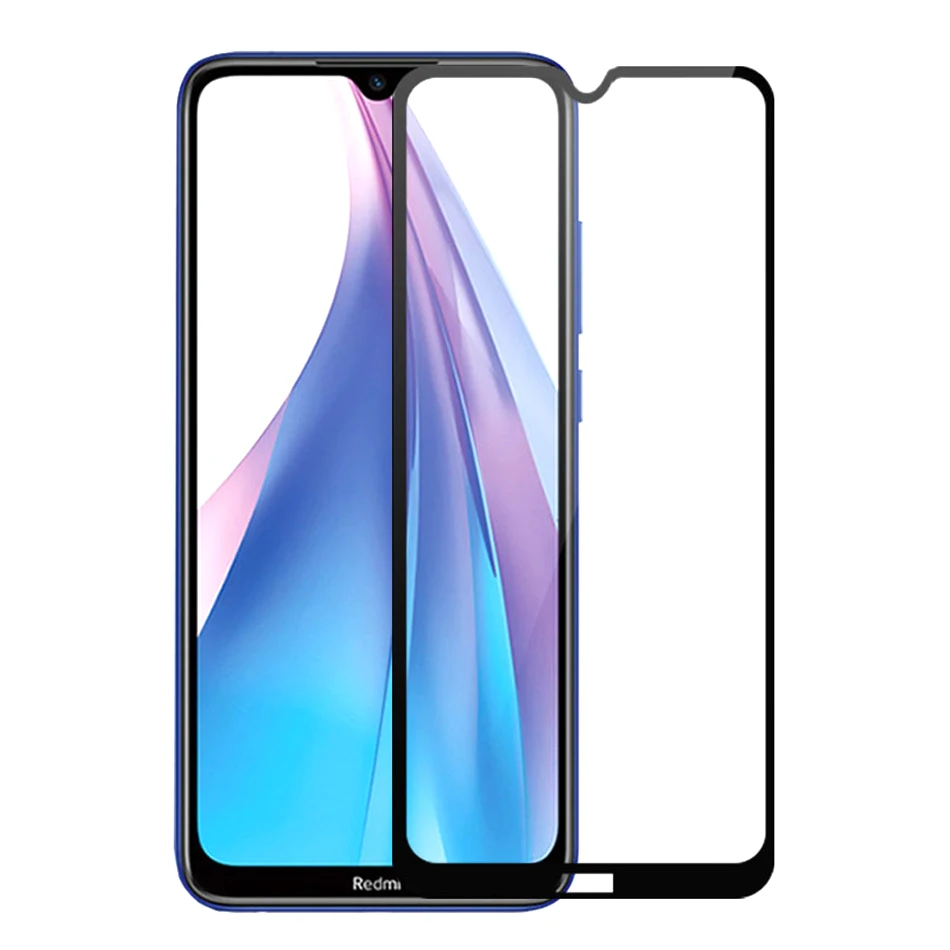 2-в-1 Броня Защитное стекло для redmi note 8 t, 8 t, солнцезащитные очки для женщин камера для xiaomi redmi note 8 pro note8 note8t защитная пленка redmi 8a - Цвет: Only 1Front Glass