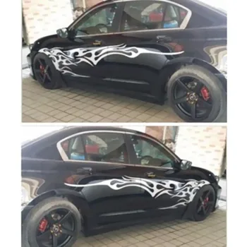 

2Pcs Flame Elemental Totem Car Body Decal Removable Waterproof Stickers Car Sticker Car Decal Car Film Car Sticker 3d