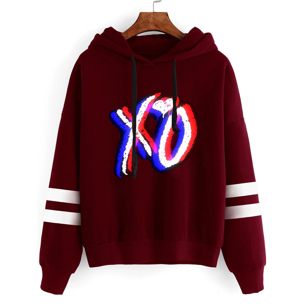 

Mens Loose The Weeknd XO Print Hoodies Pullover 2020 Autumn Winter New Hooded Sweatshirt for Men Women Hoodie Male Drop Shipping