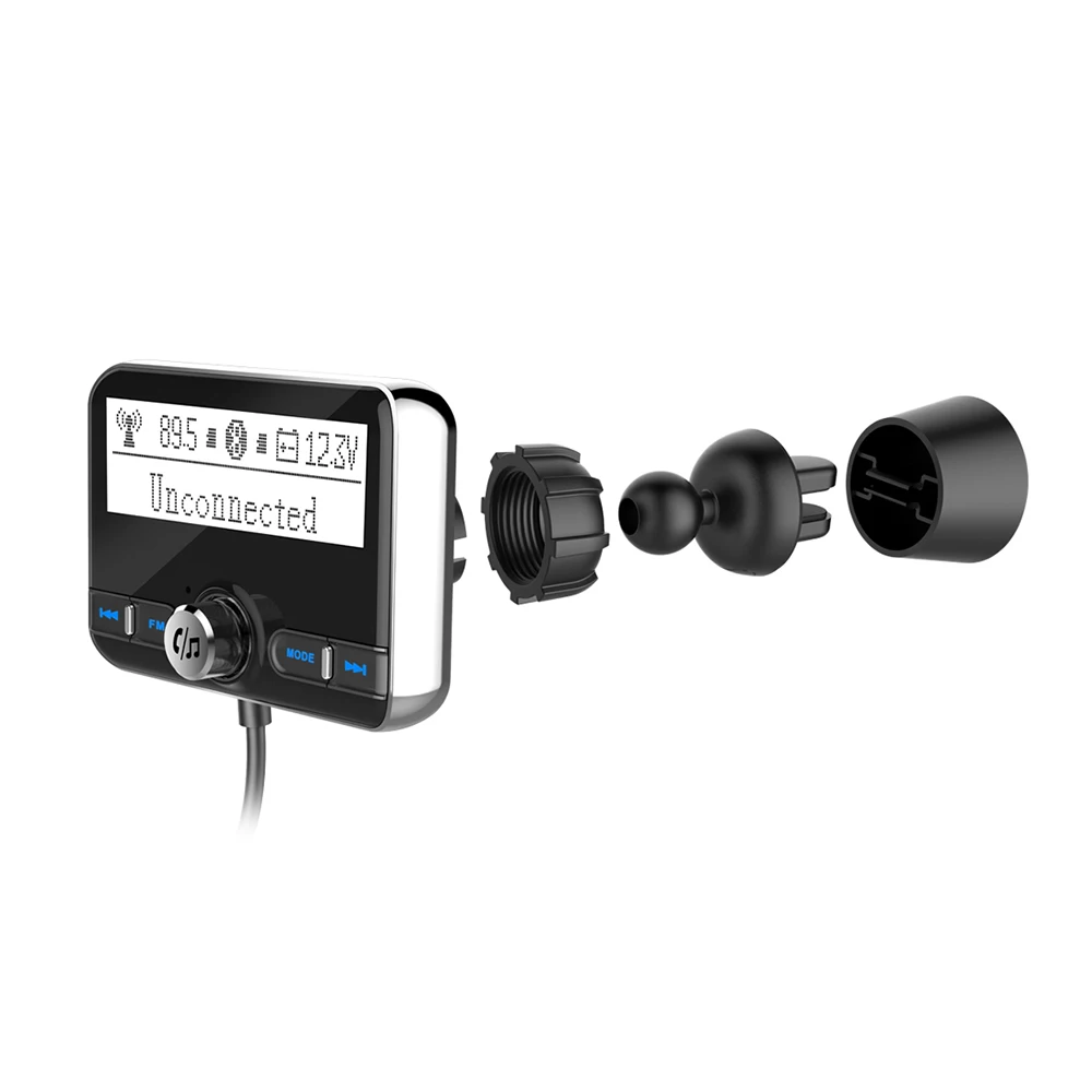 2,4 дюймовый экран Bluetooth Handsfree fm-передатчик беспроводной автомобильный fm-модулятор Автомобильный MP3-плеер автомобильный комплект