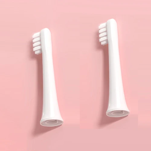 Only 2 Head Xiaomi Mijia T100 звуковая электрическая зубная щетка для взрослых Водонепроницаемая ультра звуковая автоматическая зубная щетка с зарядкой от USB - Color: Only 2 Head