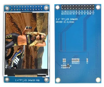 

2.4 inch 24PIN TFT LCD Color Screen with Adapter Board ILI9341 Drive IC 16Bit Parallel Interface 240(RGB)*320