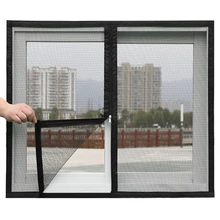Customizable zipper anti-mosquito netting mosquito nets for encrypted windows Removable Velcro self-adhesive mosquito nets doors